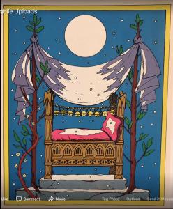 Christmas card illustration 1987